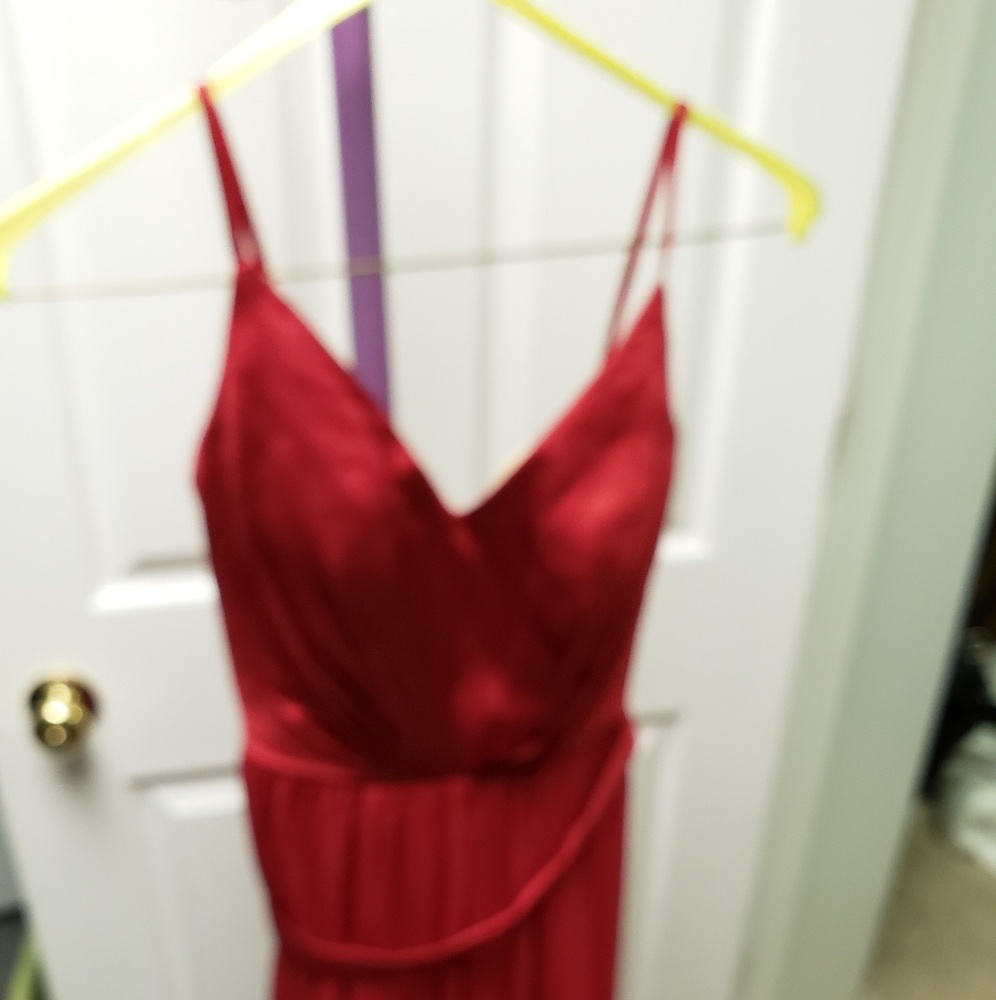 Red dress wedding great for prom